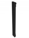 Вертикальный стальной радиатор Caldo Bordo U 1750x180-4с матовый чёрный hs-3402 фото 3 &mdash; heating-style.ru
