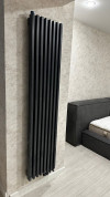 Вертикальный стальной радиатор Caldo Bordo U 1750x180-4с матовый чёрный hs-3402 фото 11 &mdash; heating-style.ru