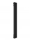 Вертикальный стальной радиатор Caldo Bordo U 1500x180-4с матовый чёрный hs-3403 фото 3 &mdash; heating-style.ru