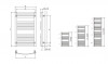 Полотенцесушитель электрический Terma Dexter 1220x500 белый код: hs-3704  фото 7 &mdash; heating-style.ru