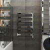 Электрический полотенцесушитель Grota Brezza 630х900 хром код: hs-810  фото 2 &mdash; heating-style.ru