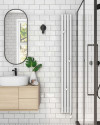 Вертикальный электрический радиатор Caldo Ronda UEL 1500x192-4с матовый белый hs-3513 фото 1 &mdash; heating-style.ru