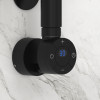 Электрический полотенцесушитель Grota Brezza 530х900 матовый черный код: hs-2815  фото 10 &mdash; heating-style.ru