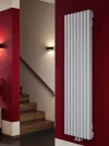 Вертикальный стальной радиатор Caldo Bordo U 1750x380-8с матовый белый hs-3415 фото 2 &mdash; heating-style.ru