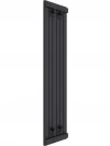 Вертикальный стальной радиатор Caldo Aria U 1750x390-6с матовый черный hs-3421 фото 8 &mdash; heating-style.ru