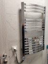 Полотенцесушитель электрический Terma Dexter 860x500 хром код: hs-1626  фото 2 &mdash; heating-style.ru