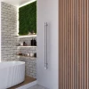Вертикальный электрический полотенцесушитель Grota Sian 80х1200 сатин код: hs-3327  фото 1 &mdash; heating-style.ru