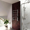 Полотенцесушитель водяной Grota Simple 530х800 хром  код: hs-3033  фото 2 &mdash; heating-style.ru