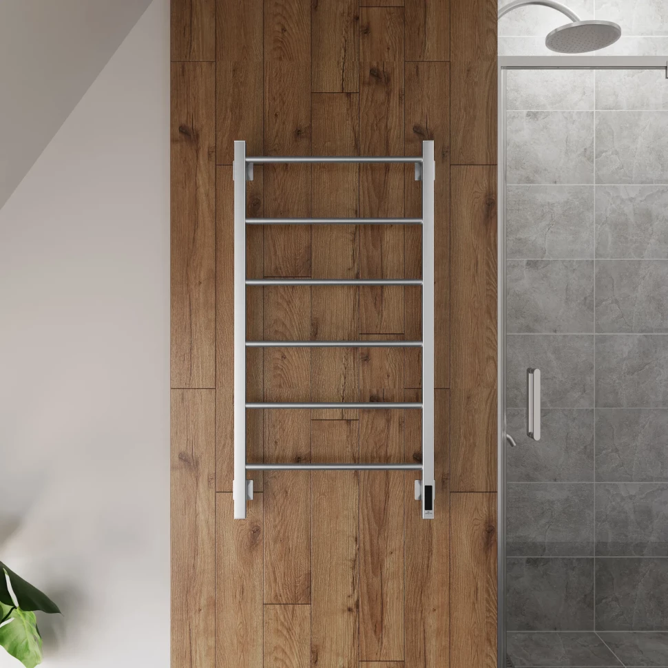Полотенцесушитель электрический Grota Simple K 530х1000 сатин код: hs-3233  фото 1 &mdash; heating-style.ru