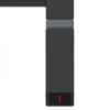 Электрический дизайнерский полотенцесушитель Grota Lato L 530x640 чёрный код: hs-3137  фото 4 &mdash; heating-style.ru