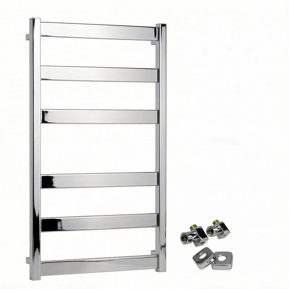 Полотенцесушитель водяной Grota Brezza 530х900 хром код: hs-553  фото 1 &mdash; heating-style.ru