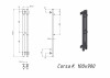 Полотенцесушитель электрический Grota Corsa K 100х900 сатин код: hs-3162  фото 6 &mdash; heating-style.ru