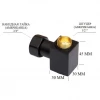 Полотенцесушитель водяной Grota Vento 530x600 оружейная сталь код: hs-3562  фото 5 &mdash; heating-style.ru