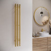 Полотенцесушитель TERMINUS Стойка electric TRES круг 1200 золото код: hs-3271  фото 3 &mdash; heating-style.ru