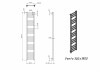Полотенцесушитель электрический Grota Vento 300x1800 сатин код: hs-3173  фото 7 &mdash; heating-style.ru