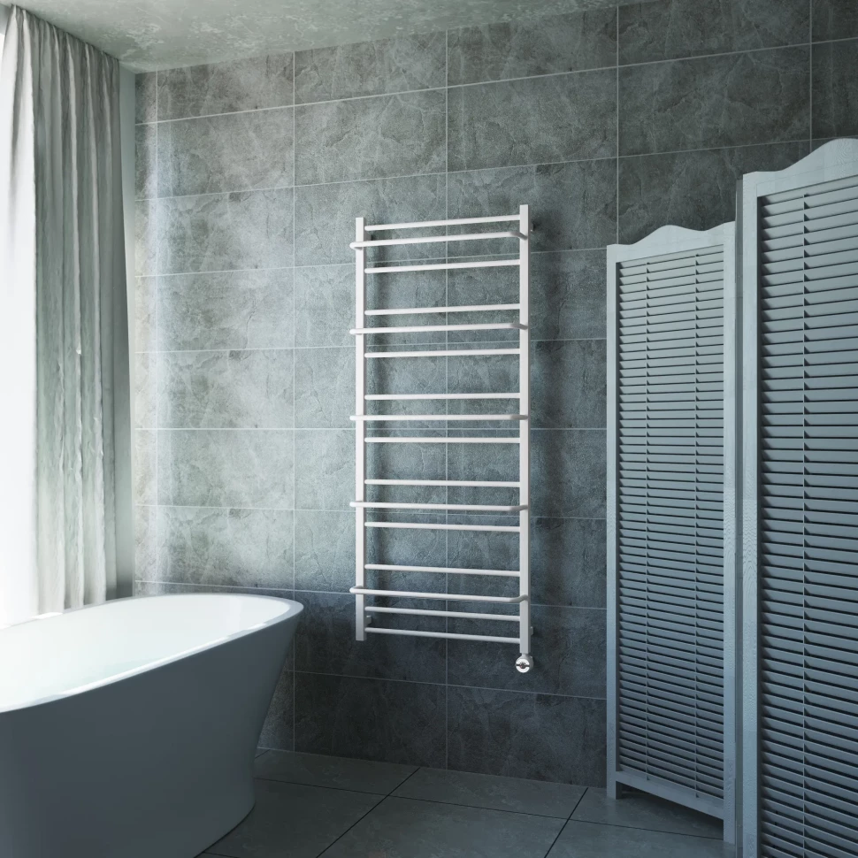 Полотенцесушитель электрический Grota Vista 630х1500 белый код: hs-3575  фото 1 &mdash; heating-style.ru