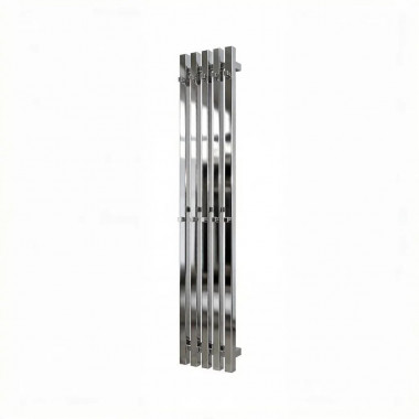 Полотенцесушитель вертикальный Grota Corsa 230x1200 с крючками, хром (водяной)  &mdash; heating-style.ru