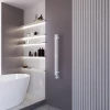 Вертикальный электрический полотенцесушитель Grota Sian 80х900 белый код: hs-3589  фото 3 &mdash; heating-style.ru