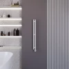 Вертикальный электрический полотенцесушитель Grota Sian 80х900 белый код: hs-3589  фото 1 &mdash; heating-style.ru